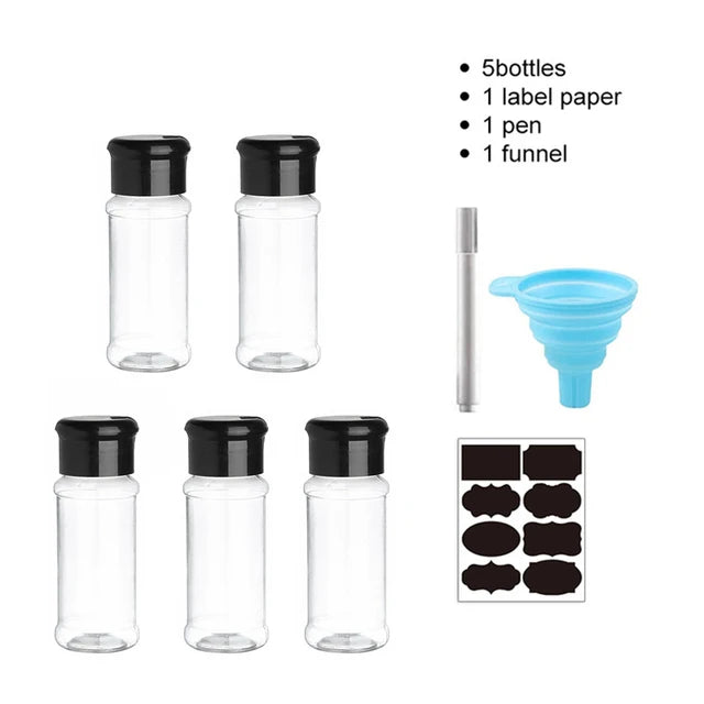 Kitchen Spice Rack Self-adhesive Spice Organizer Rack Seasoning Bottle Spice Organizer Wall-mounted Under-Shelf Kitchen Storage