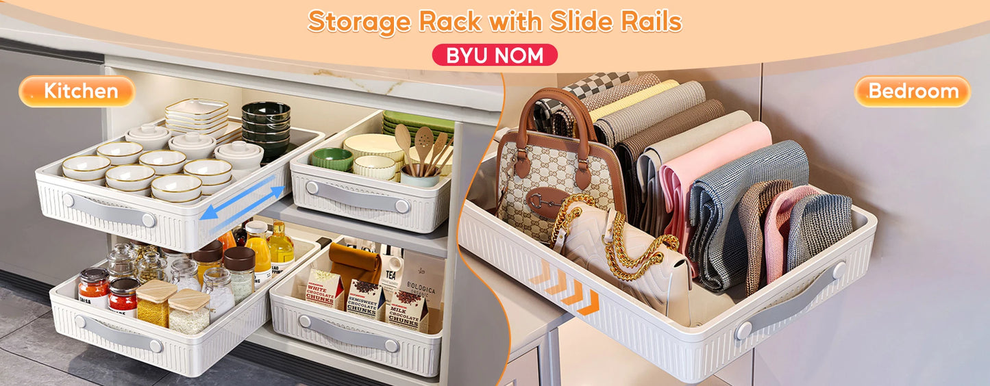 Kitchen Spice Rack Self-adhesive Spice Organizer Rack Seasoning Bottle Spice Organizer Wall-mounted Under-Shelf Kitchen Storage